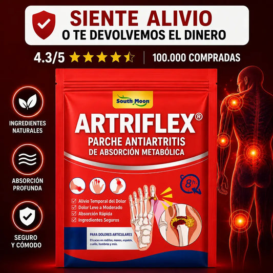 Artriflex® - Deja Atrás la Artritis (Pack 36 Parches)!