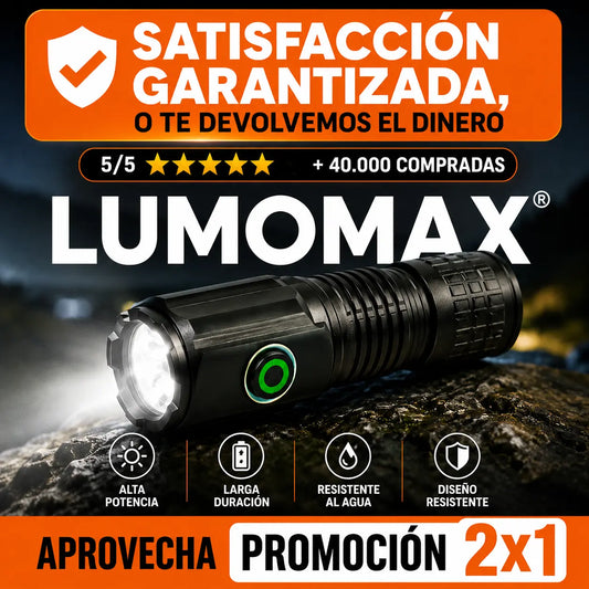LUMOMAX® - Transforma la noche en día!