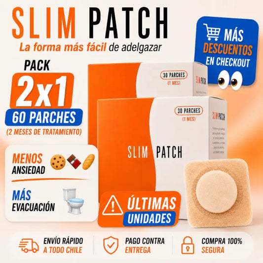 2x1 SLIM PATCH - PARCHES ADELGAZANTES (60 unidades)