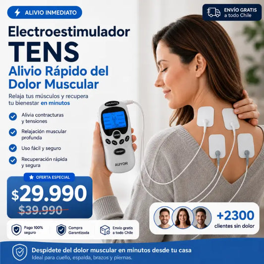 Electroestimulador TENS - Disminuye tu dolor en casa